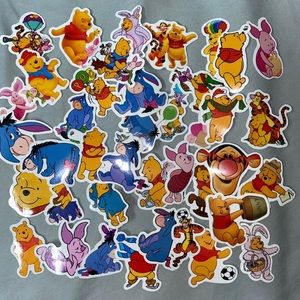 40 Winnie The Pooh Stickers